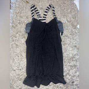 Lululemon black work out tank